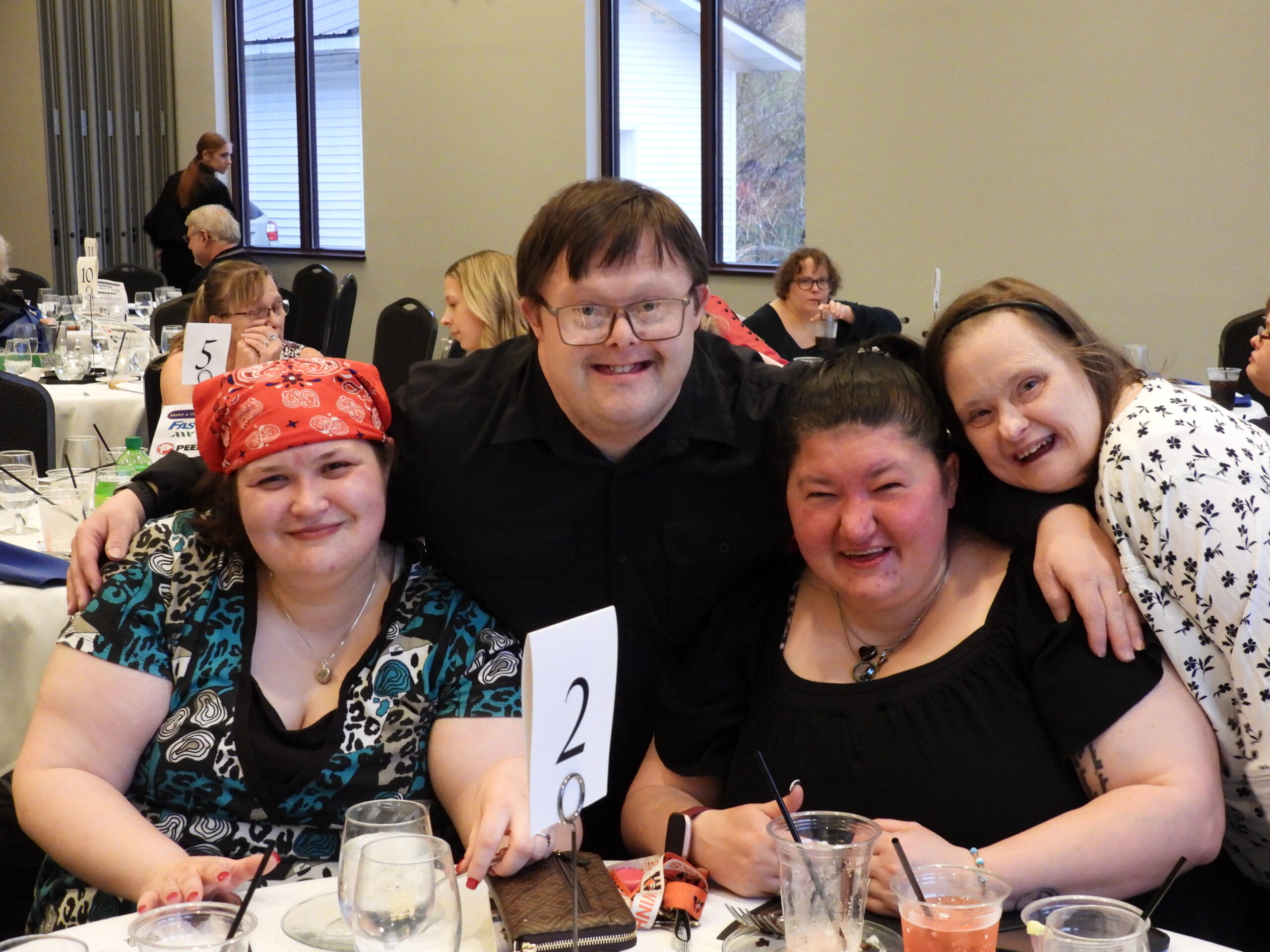 Fun with friends at the 2026 Annual Banquet Brittany Eric Shelly Chelsy scaled - Winona ORC