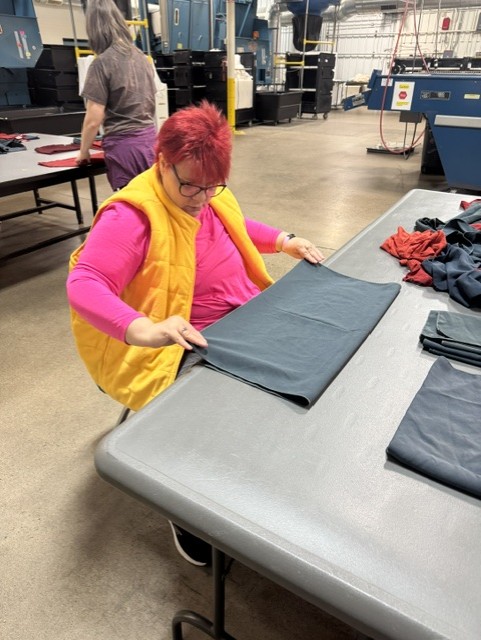 Folding Christine laundry 5 26 - Winona ORC