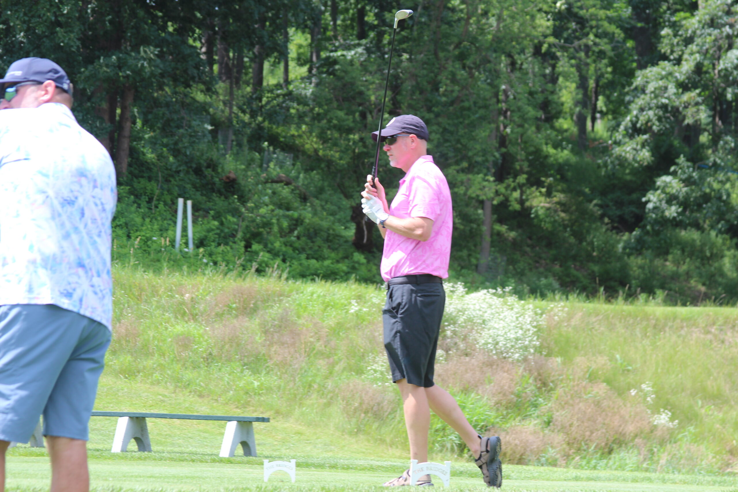 Media 23 Golfer in pink shirt